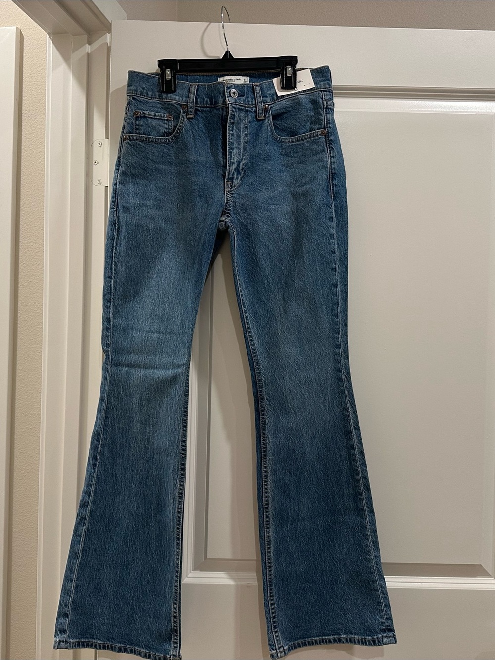 Abercrombie The Bootcut Mid Rise Denim